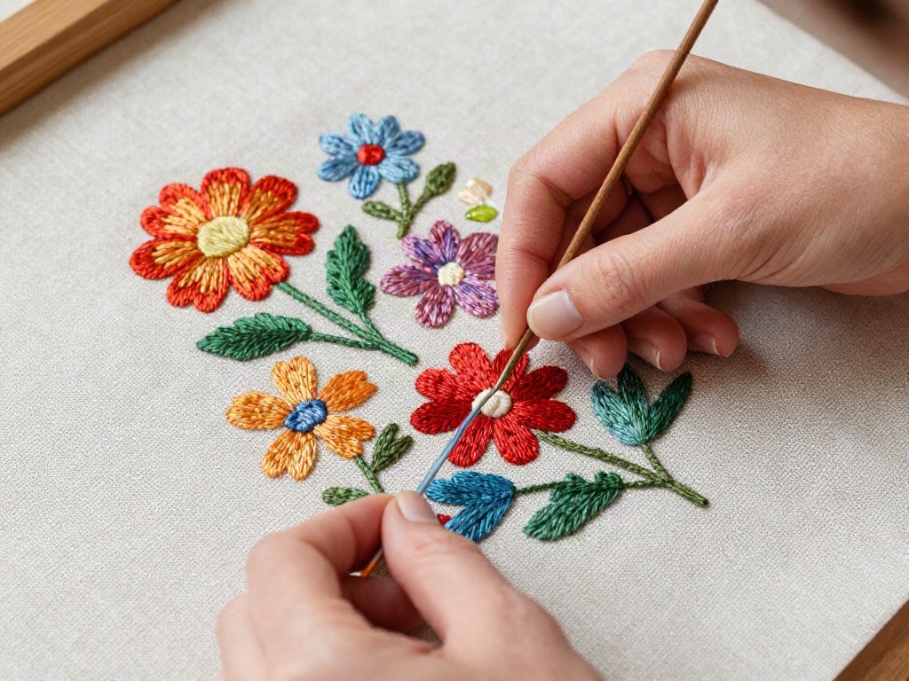 Stickgarn Arten