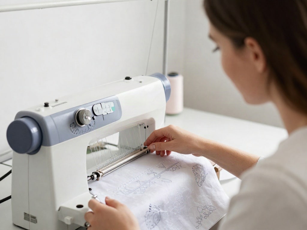 Stickmaschine Geschwindigkeit