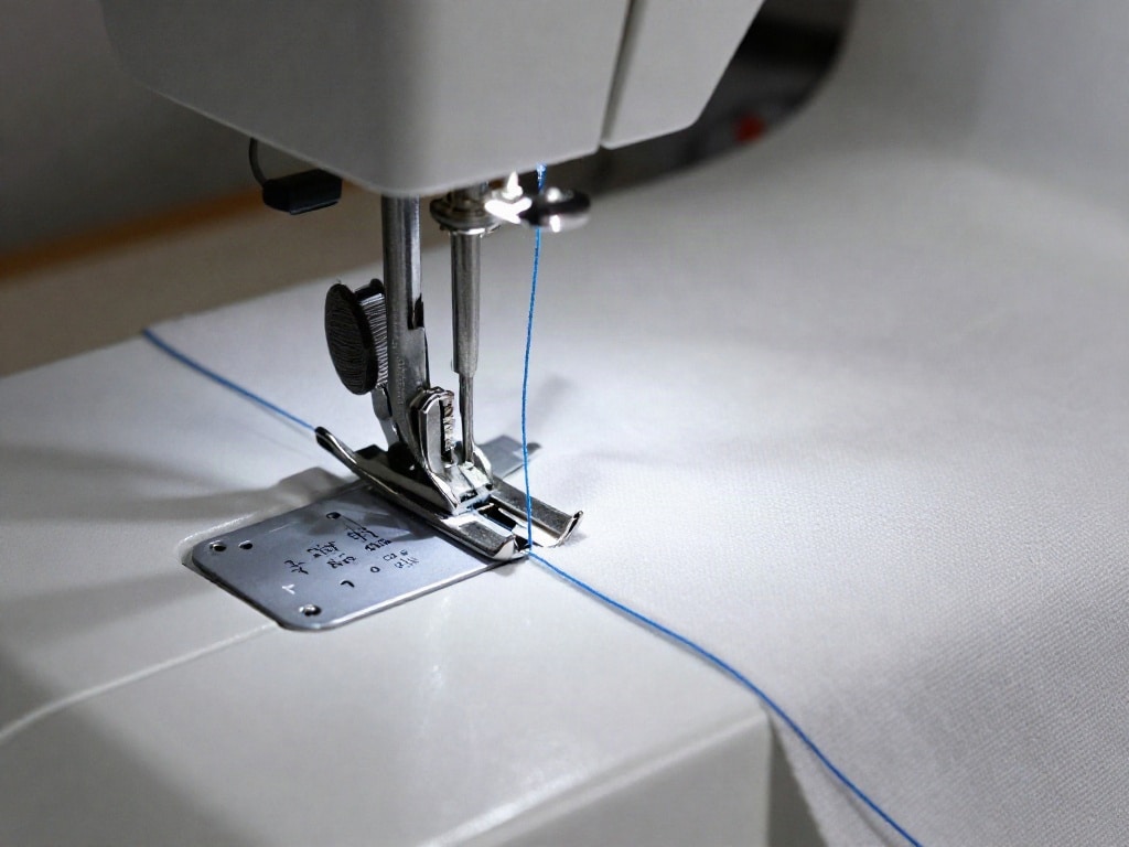 Unterfaden oben sichtbar Stickmaschine