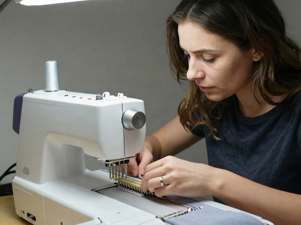 Stickmaschine Unterfaden reißt